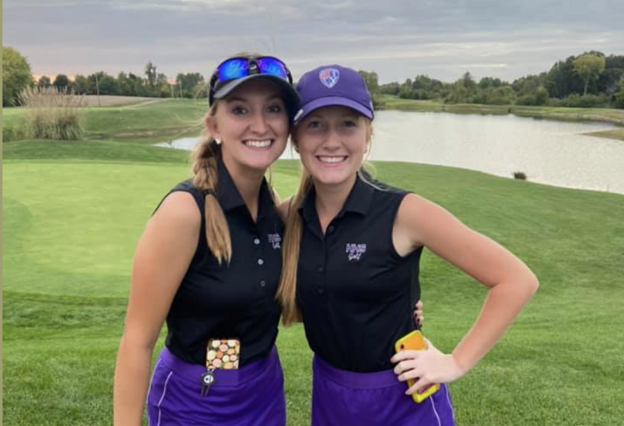 Senior Madison McClusky and sophomore Frankie Lee Nichols qualified for the IHSA state golf championships in Decatur. 