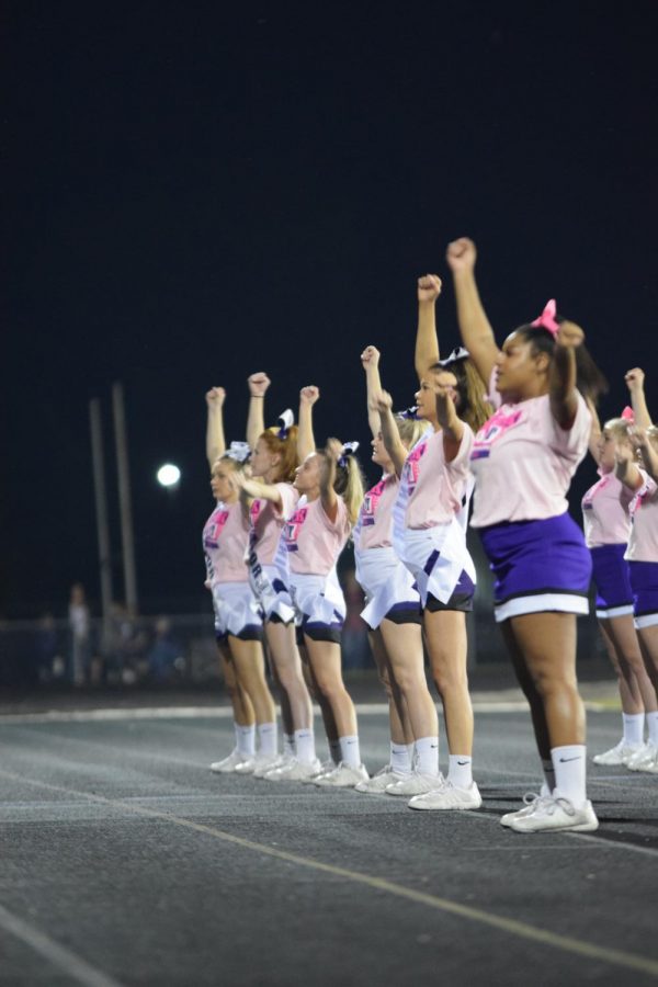 Frontline Cheerleaders showcase their spirit.
