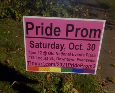 Pride Prom Sign