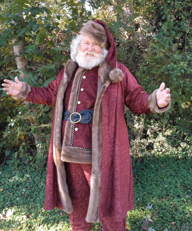 Tim Mitchell as Santa Clause. 