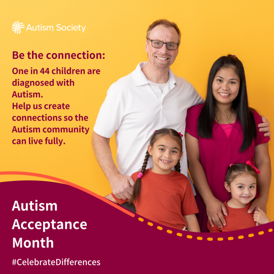 Infographic provided by Autism Societys website