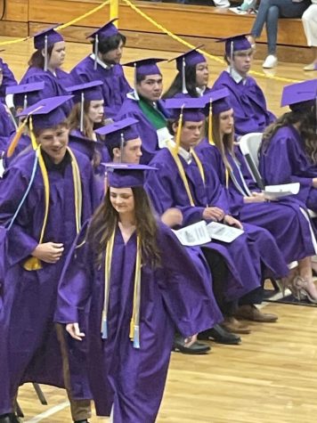 Senior Kendall Vallette  walk in graduation