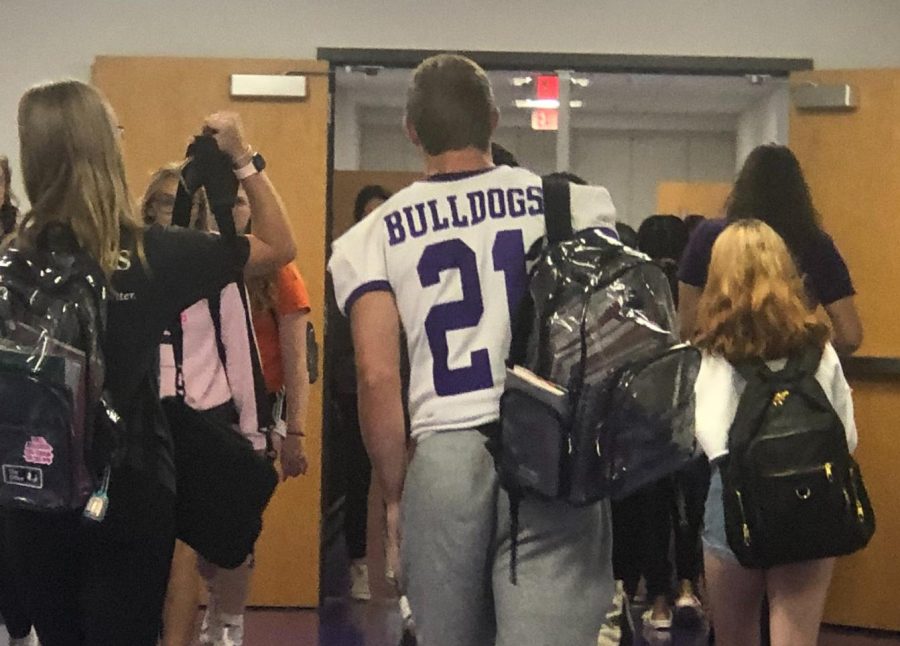 Students carry heavy backpacks around during the whole school day, During COVID, lockers were taken away, but now, they will return after Labor Day.