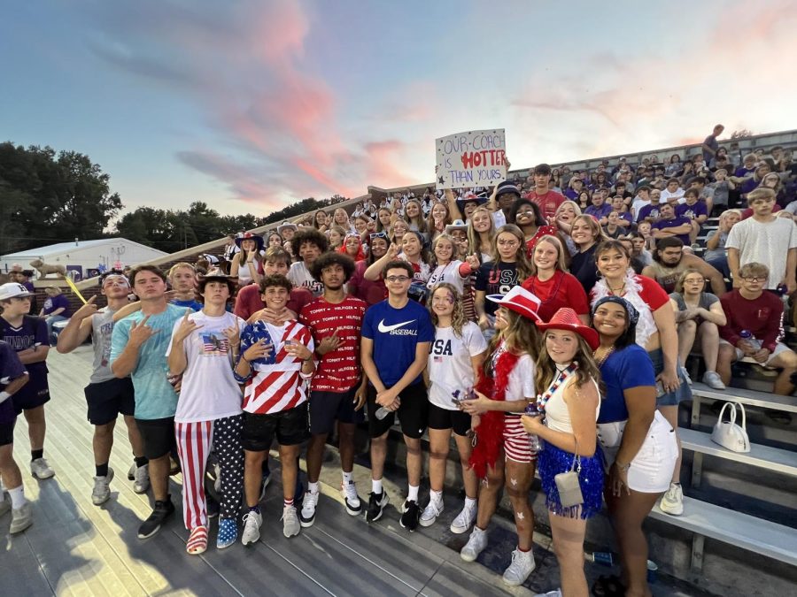Do Pound theme for Military Appreciation Night was Red, White, and Blue. 