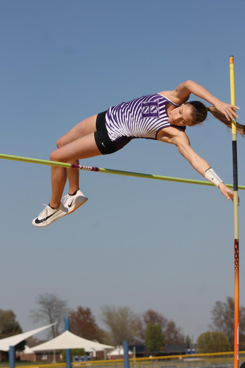 Freshman CeCe Franks pole vaults her way to becoming a conference champion.