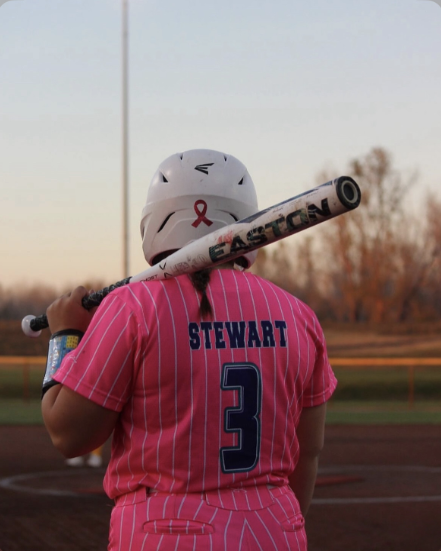 Junior Kinzley Stewart admits that a lot of the work put into the season happens off the field and court.